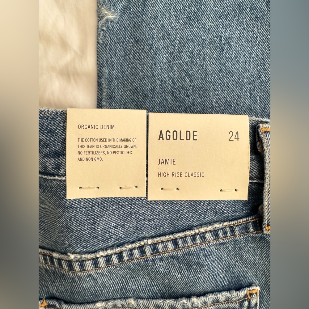 AGOLDE Jamie High Rise Classic in size 24. - Picture 4 of 4